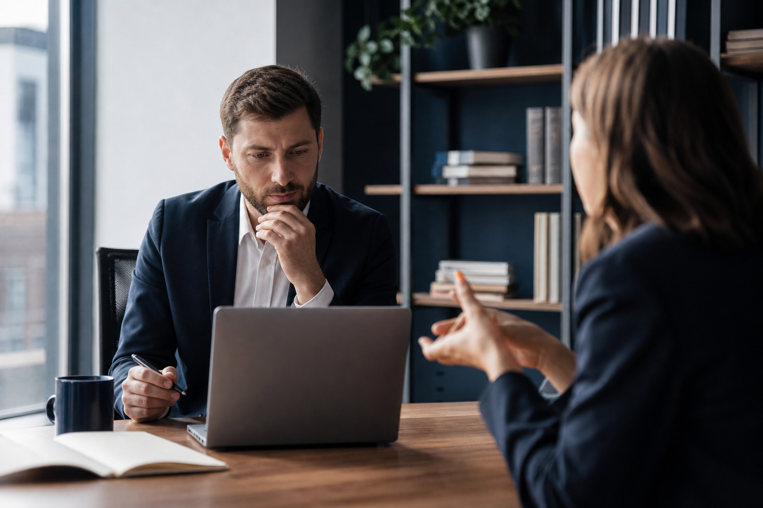 Prospection IA B2B : préparer un premier entretien
