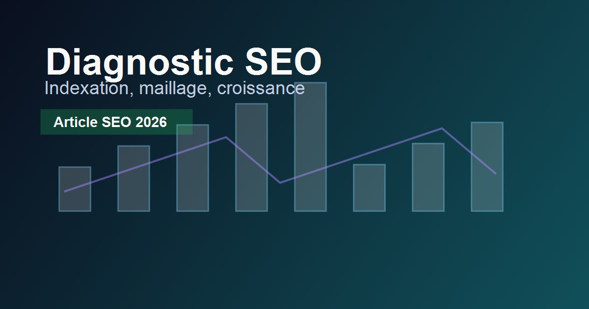 Diagnostic SEO d'un site neuf avec peu de visites